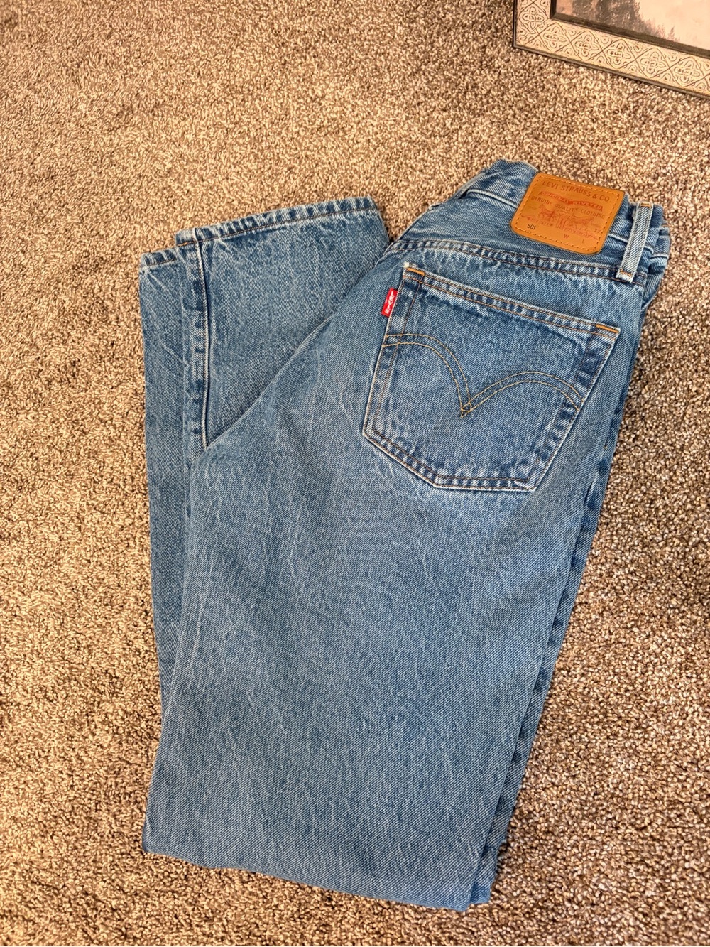 Levi's Women's Boot Cut Jeans in Light Blue Denim